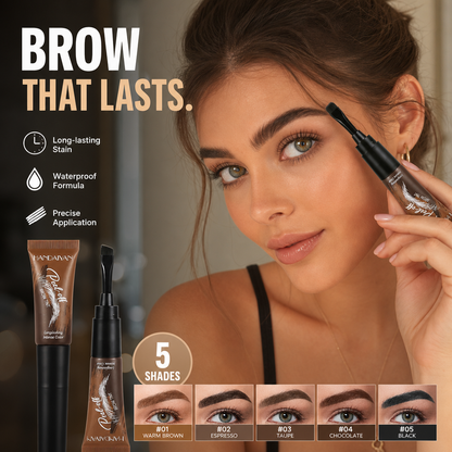 ⏳🏆LAST DAY SALE: $17.99!!💞Buy 1 Get 1 Free💞🎨Waterproof Brow Tint – Peel‑off, easy apply. Covers greys, shapes perfectly. A brow game changer!🌟
