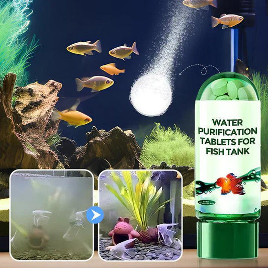 🔥Price to be restored soon !!♻️💧Powerful Aquarium Water Purification Tablet