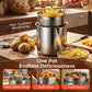 🎉 2026 Sale — Over 28,400 Sold!🍳304 Stainless‑Steel Multifunctional Fryer 🧺