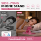 📢📢50% OFF !! ⏰Side-Lying Phone Stand
