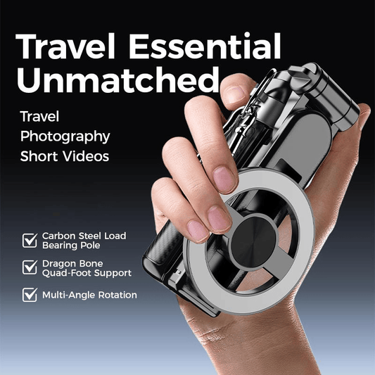 📸🔥 Last Day 50% OFF🌟4-in-1 Magnetic Selfie Stick-360° Rotation & Portable Tripod✅