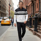 Men's Graphic Print Pullover & Pants Set – Street Style, Comfort Fit & Casual Look 👖