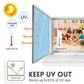 Window Peeping Proof Sticker