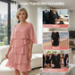 ✨ Women’s Elegant Layered Ruffle Sleeve Dress – Effortless Style for Every Occasion 💃💖