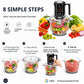 🔪USB-powered cordless kitchen mincer for meat, sauces and more – quick, hygienic and easy! 🍖🥦