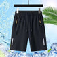 🌞 Buy 1 Get 1 Free! 🩳 Men’s Elastic Waist Shorts – Cool, Breathable & Secure for Summer 🏃‍♂️💨