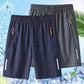 🌞 Buy 1 Get 1 Free! 🩳 Men’s Elastic Waist Shorts – Cool, Breathable & Secure for Summer 🏃‍♂️💨