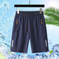 🌞 Buy 1 Get 1 Free! 🩳 Men’s Elastic Waist Shorts – Cool, Breathable & Secure for Summer 🏃‍♂️💨