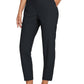 ⏳LIMITED OFFER 50% OFF🌞Women’s Fitted High-Waisted Zip-Pocket Trousers - 👖Lightweight, Breathable, Soft 26"/27" Ankle Pants with Zipper Pockets
