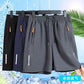 🌞 Buy 1 Get 1 Free! 🩳 Men’s Elastic Waist Shorts – Cool, Breathable & Secure for Summer 🏃‍♂️💨