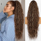 ⏳Limited 50% discount! 🎁 18" curly ponytail extension – High-temperature fibers, double attachment (clip + cord), natural volume & all-day comfort! 💇‍♀️✨
