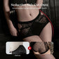 Women's briefs with lace and cut-outs