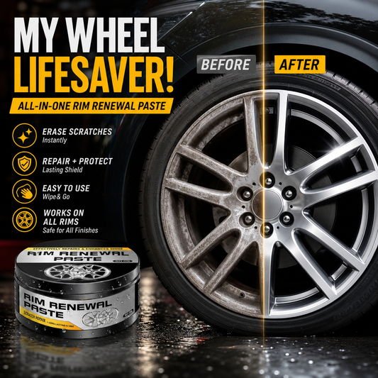 🥳2026 HOT SALE🥳💞50K+ SOLD!✨🛞 All‑in‑One Wheel Restoration Paste – Erases scratches & curb rash instantly. Molecular bonding, rock‑hard protection. Showroom shine! 💎🚗