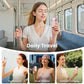 Mini Handheld Fan with LED Display –👍5-Speed Turbo Pocket size Fan.✨USB Rechargeable, High-Speed Cooling for Travel & Makeup. Perfect  Gift.  Portable Refrigeration
