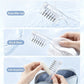 💧Refillable Scalp Oil Applicator Comb with 7 Metal Massage Tips – Even Root Serum Distribution & Scalp Stimulation for Hair Care