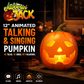 🎁Lowest Price Ever📢⏰Jabberin' Jack Animated Talking & Singing Pumpkin