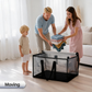 🎁 Clear fabric storage box | Foldable closet organizer – Perfect for clothes, toys, blankets, and more! 🧸👕📦
