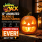 🎁Lowest Price Ever📢⏰Jabberin' Jack Animated Talking & Singing Pumpkin