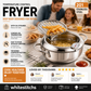 🍤 LIMITED‑TIME 50% OFF! ⚡ 201 Stainless Steel Tempura Fryer Pot – Thermometer, Drain Rack, Deep‑Body ✨