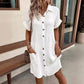 ⏳Time-Limited Special⏰Women’s Summer Midi Dress – Breezy, Flattering & Effortlessly Chic! Lightweight Button-Down with Pockets 🇬🇧☀️