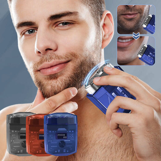 Mini Transparent Electric Shaver with Low Nois