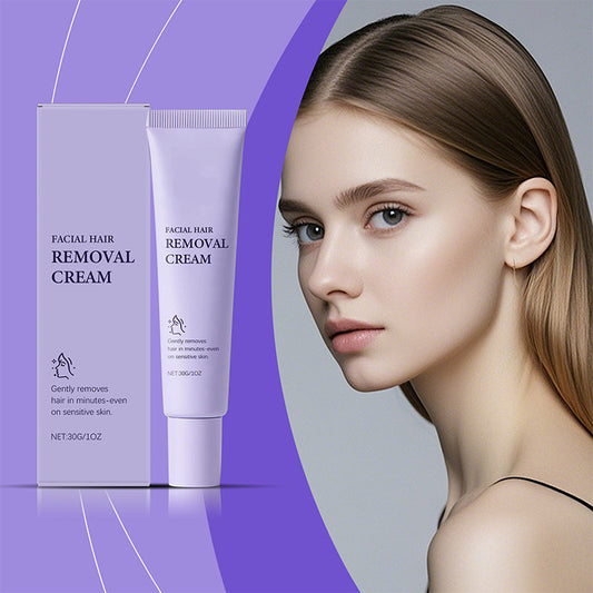 ⏰ Now only 50% off!🔥Buy 2 Get 1 Free🔥Gentle and Painless Facial Hair Removal Cream