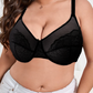 Full Coverage Lace Minimizer Bra Snug fit provides a sense of security.（Sizes are available in a wide range.）