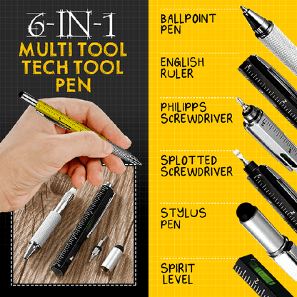 🔥6 in 1 Multitool Tech Tool Pen