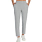 ⏳LIMITED OFFER 50% OFF🌞Women’s Fitted High-Waisted Zip-Pocket Trousers - 👖Lightweight, Breathable, Soft 26"/27" Ankle Pants with Zipper Pockets