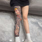 ✨2026 Brand New Design：Ukiyo-e style😎Stretchy Tattoo-Print Leg Sleeve