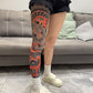 ✨2026 Brand New Design：Ukiyo-e style😎Stretchy Tattoo-Print Leg Sleeve