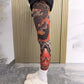 ✨2026 Brand New Design：Ukiyo-e style😎Stretchy Tattoo-Print Leg Sleeve