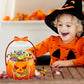 🎃Halloween Plastic Goodie Bags, Trick or Treat Candy Bags, Cauldron, Skeleton, Black Cat, Skull, Pumpkin Pattern Treat Bags, Halloween Party Favor Snack Storage Bags for Classroom, Birthday, Students, Teachers, Neighbors