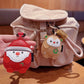 Festive Christmas Keychain Bag Charm