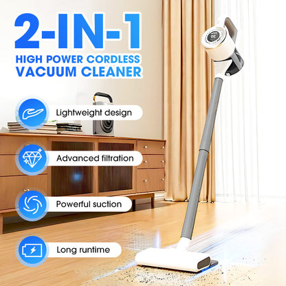 2-in-1 High Power Cordless Vacuum Cleaner