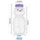 Cute Bear Shaped Drink Bottle Set