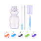 Cute Bear Shaped Drink Bottle Set