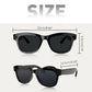 Smart glasses with AI and ChatGPT, 8MP camera and 1200P 4K HD video recording, real-time translation in over 160 languages, Bluetooth 5.4, HiFi audio and music control, wearable smart sunglasses with video recording.