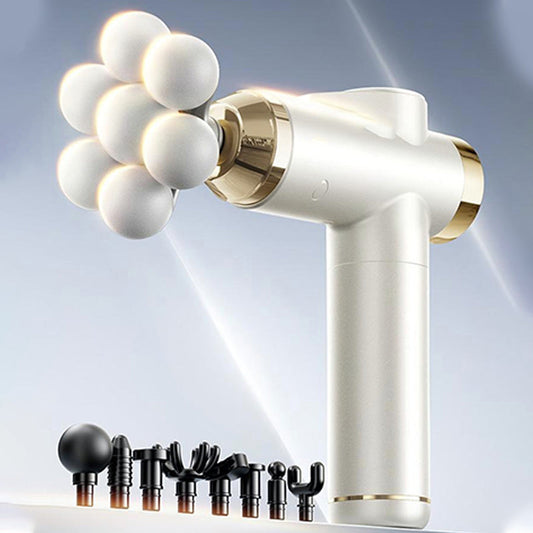 💆‍♂️ 50% OFF NOW! 🔥 Smart Deep Tissue Massage Gun - Multi-Head & Quiet, Perfect for Muscle Recovery and Relaxation ✨