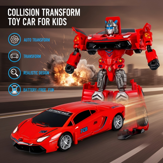 Collision Transform Toy Car for Kids