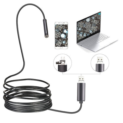 Waterproof USB Endoscope Camera with LED