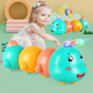 Electric Wiggling Caterpillar Baby Toy with Light