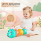 Electric Wiggling Caterpillar Baby Toy with Light