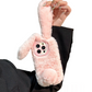 Cute Rabbit Ears Furry iPhone Case