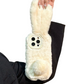 Cute Rabbit Ears Furry iPhone Case