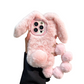 Cute Rabbit Ears Furry iPhone Case