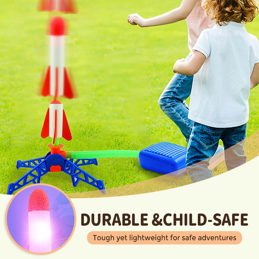 🚀 50% OFF NOW! 🎯 LED Rocket Launcher Toy – Soft Foam Rockets, Exciting Lights & Outdoor Fun for Kids 🌟🧒