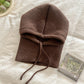 Knitted Balaclava Hooded Scarf for Women