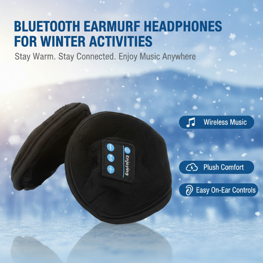 Bluetooth Earmuff Headphones for Winter Activities