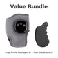 Value Bundle: Portable Ankle Massager with Heat & Vibration + Gua Sha Board